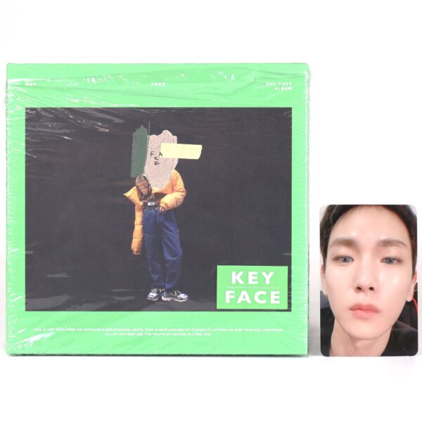Key - Face [Green Ver.] The First Album CD + Photocard K-Pop 2018 Shinee 3