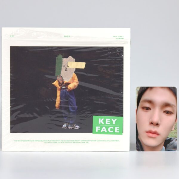 Key - Face [White Ver.] The First Album CD + Photocard K-Pop 2018 Shinee 2