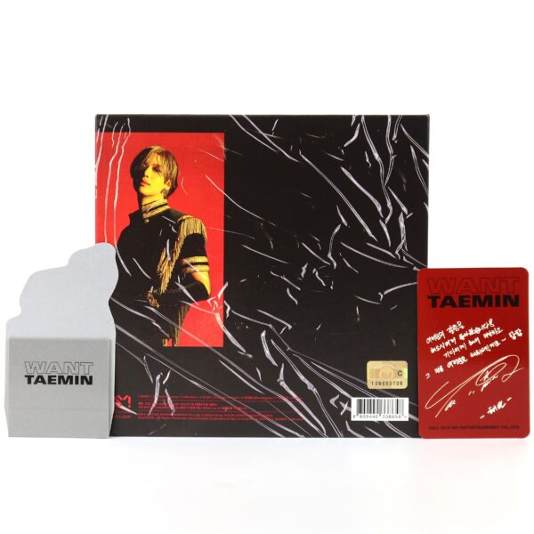 Taemin - Want [More Ver.] 2nd Mini Album CD + Photocard 2019 Shinee 2