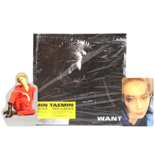 Taemin - Want [Want Ver.] 2nd Mini Album CD + Photocard 2019 Shinee 1