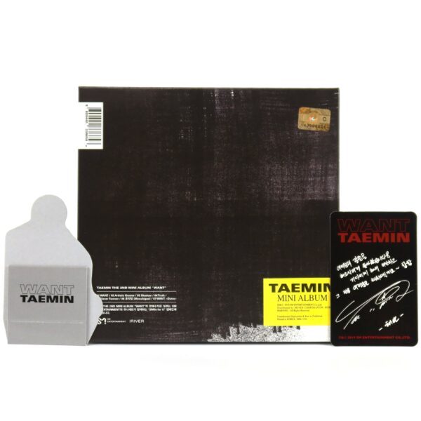 Taemin - Want [Want Ver.] 2nd Mini Album CD + Photocard 2019 Shinee 1