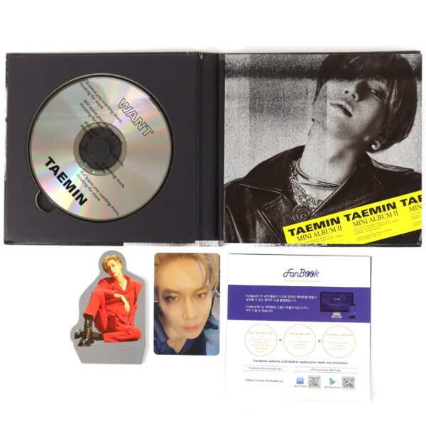 Taemin - Want [Want Ver.] 2nd Mini Album CD + Photocard 2019 Shinee 1