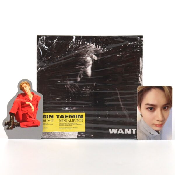 Taemin - Want [Want Ver.] 2nd Mini Album CD + Photocard 2019 Shinee 2