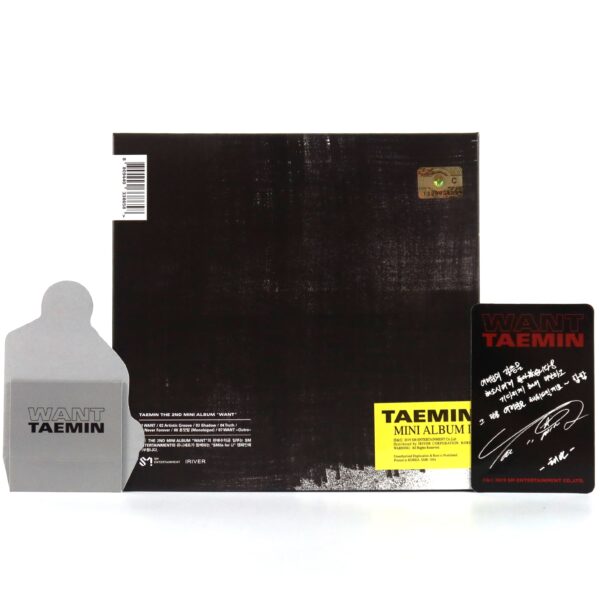 Taemin - Want [Want Ver.] 2nd Mini Album CD + Photocard 2019 Shinee 2