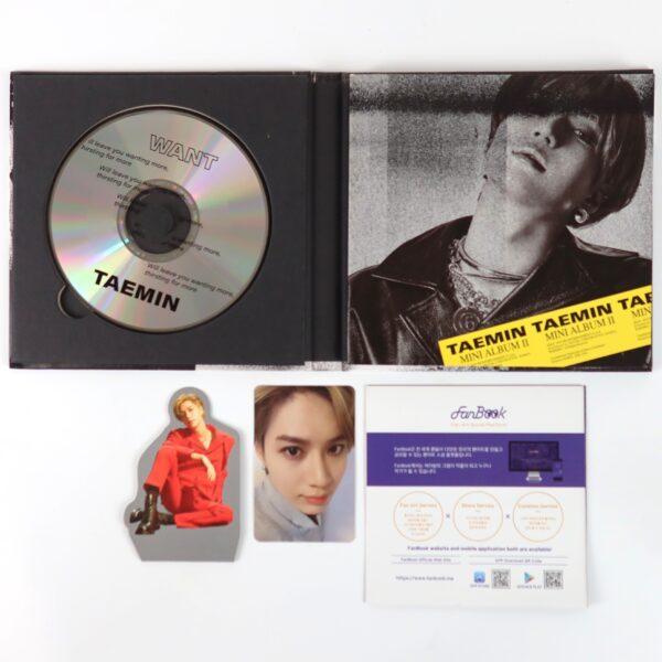 Taemin - Want [Want Ver.] 2nd Mini Album CD + Photocard 2019 Shinee 2