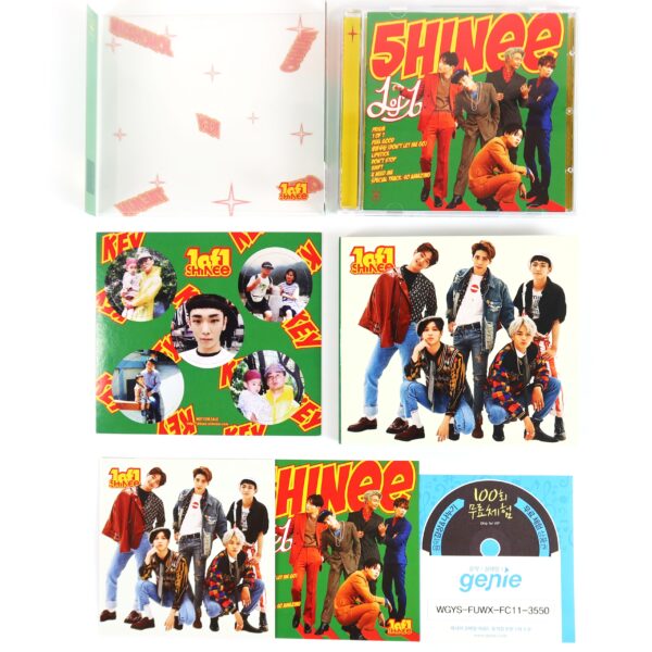 Shinee - 1 of 1 5th Album CD Key Cap Sheet K-Pop 2016
