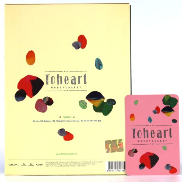 Woohyun & Key - To Heart 1st Mini Album CD K-Pop 2014 Shinee Infinite