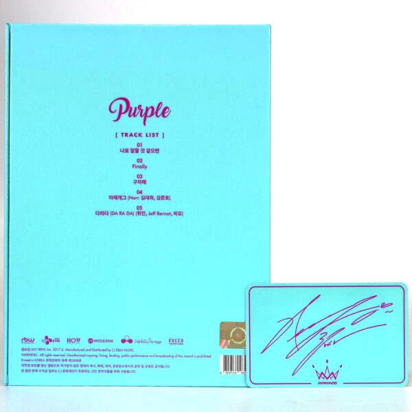 Mamamoo - Purple [B Ver.] Album CD Hwasa Photocard K-Pop 2017 [read]