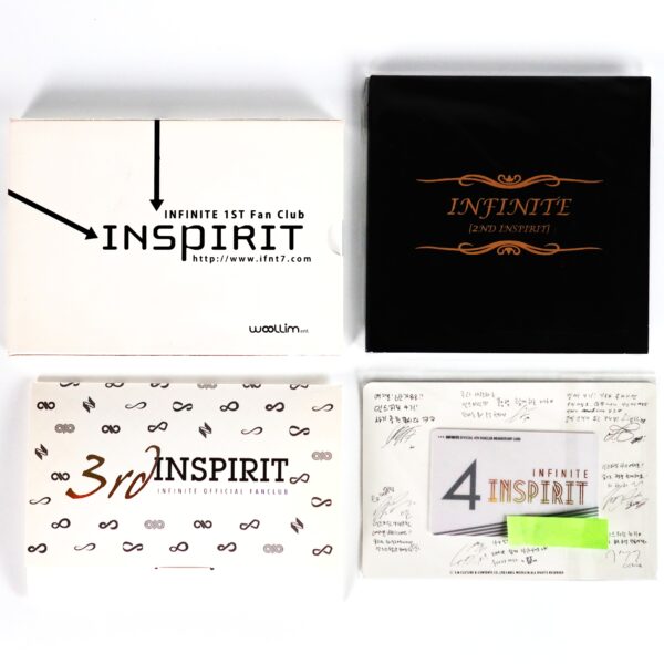 Infinite Inspirit Fanclub 1st, 2nd, 3rd and 4th Gen Goods Lot Set Rare