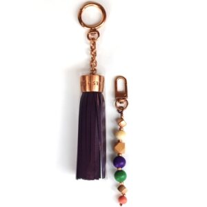 BTS + Starbucks Tassel Keyring Keychain Purple 2020