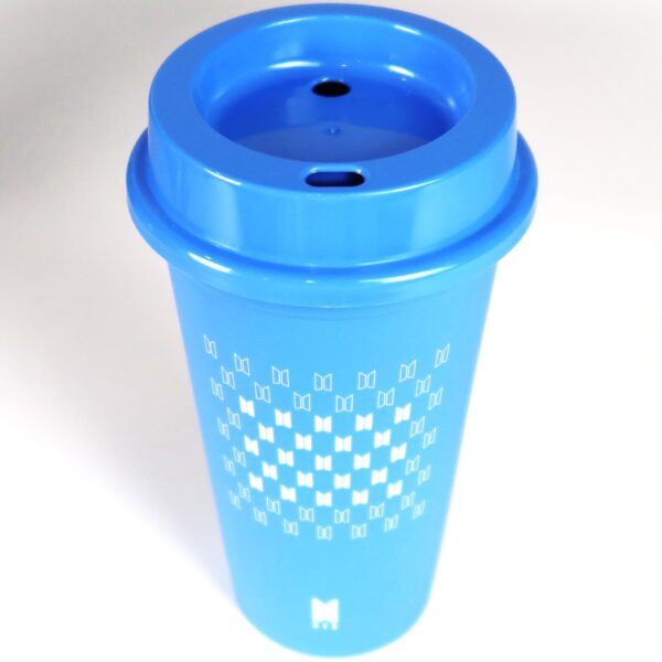 IMG_1818 BTS Map Of The Soul Pop-Up Reusable Tumbler 530 ml Blue