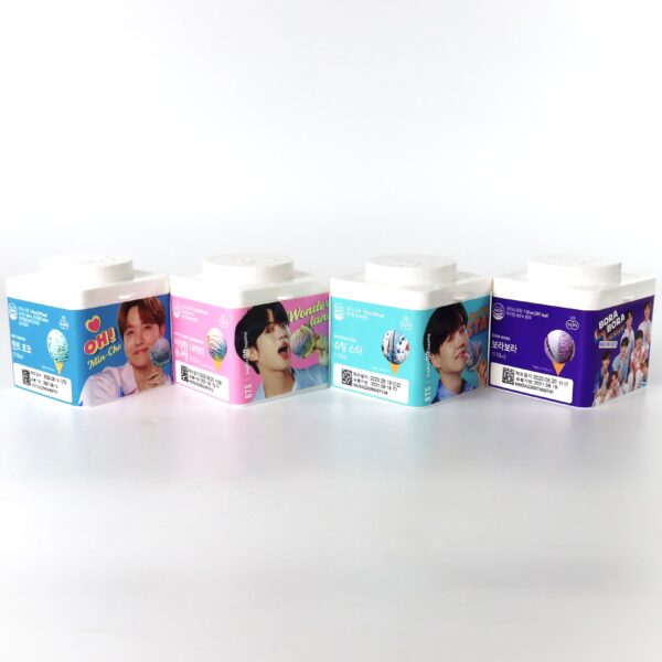 IMG_1886 BTS x Baskin Robbins Ice Cream J-Hope Suga Jin Group Empty Packaging Set