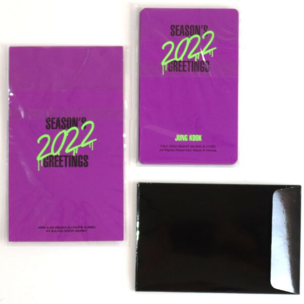 IMG_1900 BTS 2022 Season's Greetings Photocard Set + ID Photo Set + Code Card