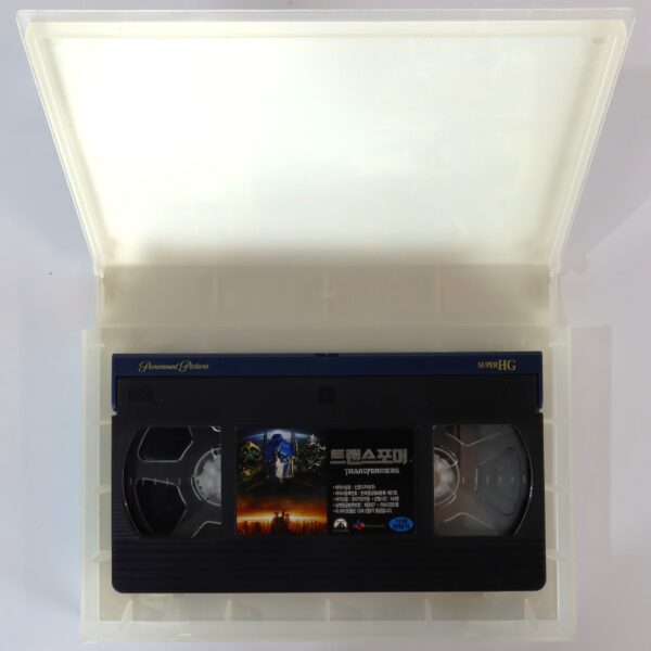 Transformers (2007) Korean Late VHS Rental [NTSC] Korea