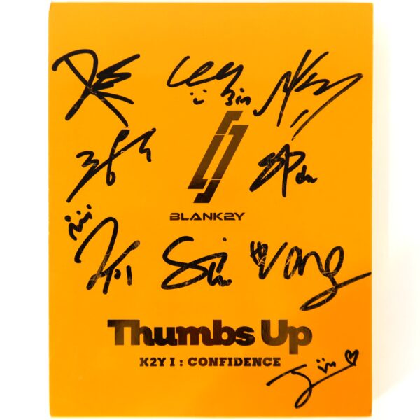 BLANK2Y - K2Y I : Confidence [Thumbs Up] Signed Album CD Promo 2022 Blankey