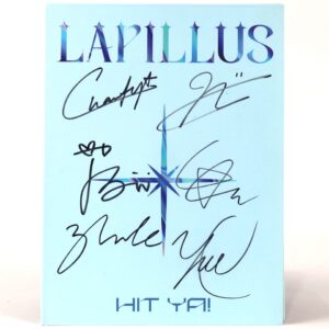 IMG_2559 Lapillus - Hit Ya! Signed Autographed CD Album Slim Promo K-Pop 2022