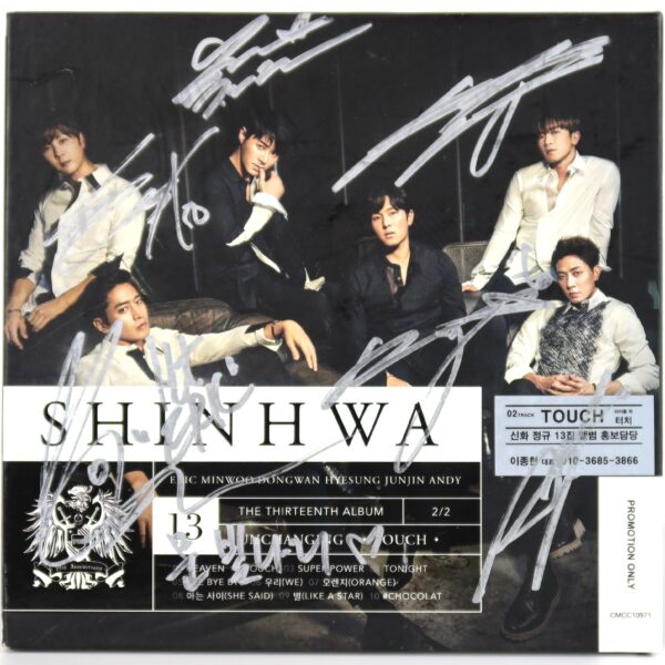 IMG_2617 Shinhwa - Unchanging Signed Autographed Promo CD Album K-Pop 2017