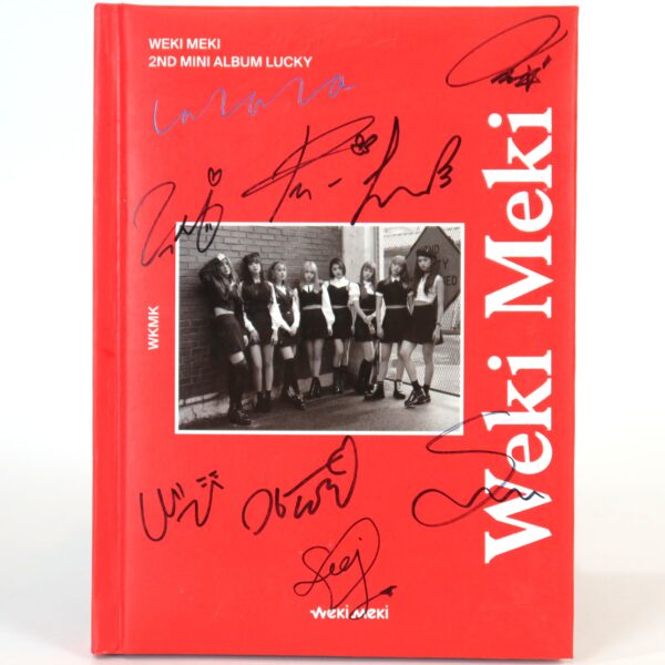 Weki Meki - Lucky 2nd Mini Album Signed + Message CD Promo K-Pop 2018