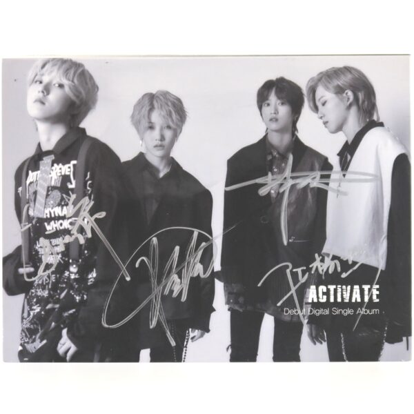 IMG_2775 Fanxy Red - Activate Debut Single Album Signed Autographed CD Promo K-Pop 2019