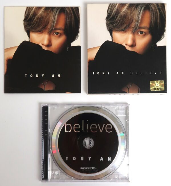 Tony An - Believe 1st Album CD 2004 Ahn H.O.T. K-Pop 2004 Thick Case