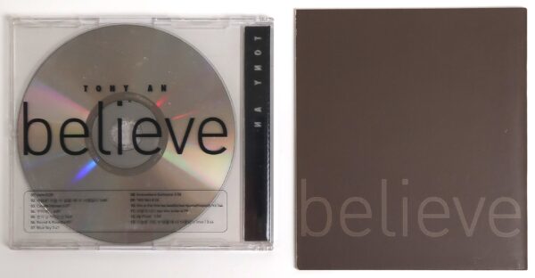 Tony An - Believe 1st Album CD 2004 Ahn H.O.T. K-Pop 2004 Thin Case