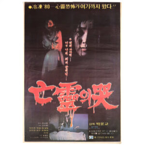 Song of the Dead (1980) Vintage Korean Movie Poster Korea Horror 망령의 곡