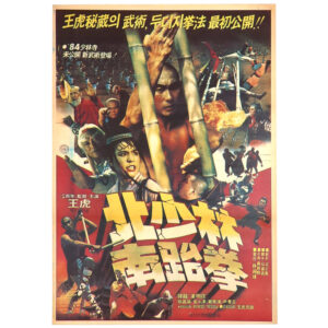South Shaolin vs. North Shaolin (1983) Korean Vintage Movie Poster Korea 북소림 남태권