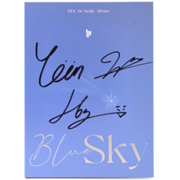 IMG_3234 BDC - Blue Sky 1st Single Album Signed Autographed CD Promo 2022 Boys Da Capo