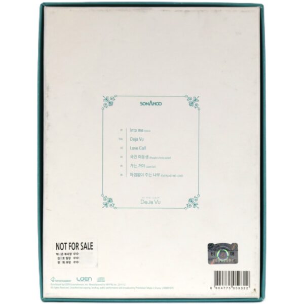 IMG_3248 Sonamoo - Deja Vu Signed Autographed CD Album Promo 2014 K-Pop