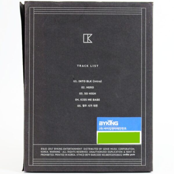 BLK - Into BLK Part 1. I Signed Autographed 1st Mini Album Promo CD 2017 [read]