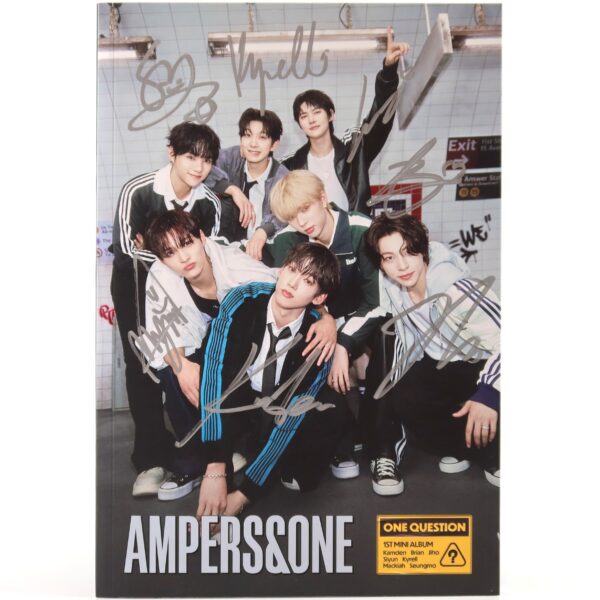 Ampers&One - One Question [Plus Ver.] 1st Mini Album Signed CD Promo K-Pop 2024