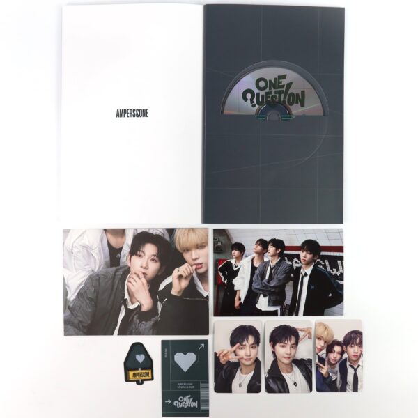 Ampers&One - One Question [Plus Ver.] 1st Mini Album Signed CD Promo K-Pop 2024