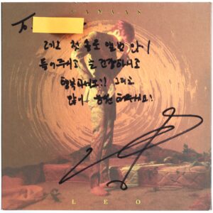 IMG_3445 Leo - Canvas Signed Autographed CD Album Promo K-pop 2014 Vixx 2