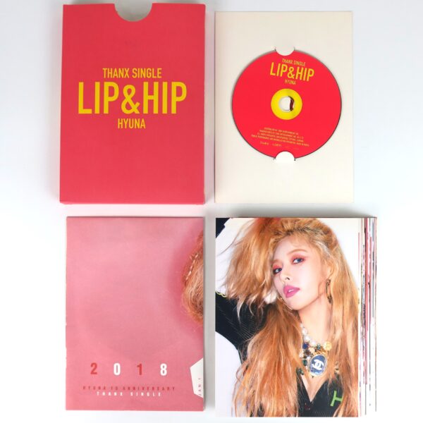IMG_4068 Hyuna - Lip & Hip Thanx Single Album CD Promo 2017 4Minute