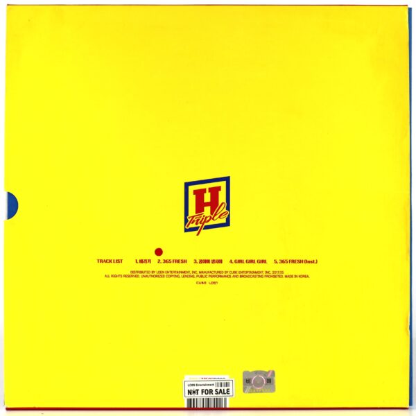 IMG_4082 Triple H - 199X 365 Fresh 1st Mini Album CD Promo 2017 K-Pop
