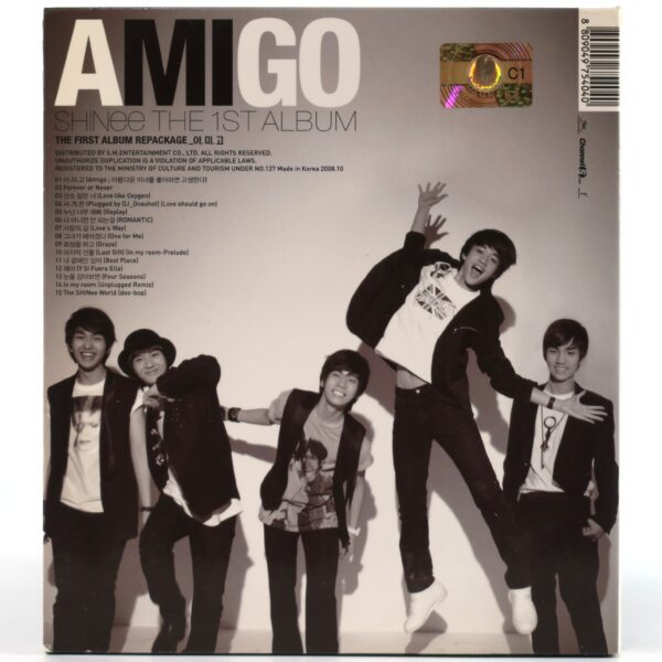 Shinee - Amigo The First Album Repackage CD K-Pop 2008