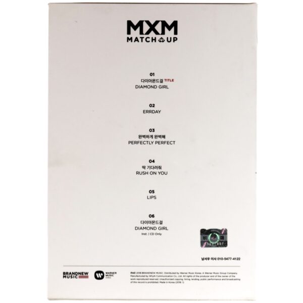 IMG_4300 MXM - Match Up 2nd Mini Album Signed Autographed CD Promo Brandnewboys