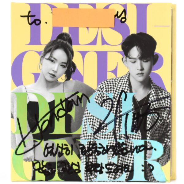 IMG_4328 Z.Flat & Hondam - Designer Signed Autographed Promo CD Album K-Pop 2020