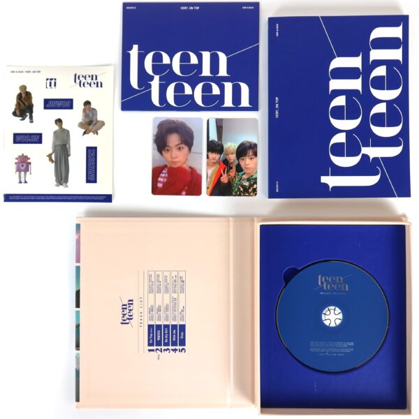 IMG_4351 Teen Teen - Very, On Top 1st Mini Album Signed Autographed Promo CD K-Pop 2019