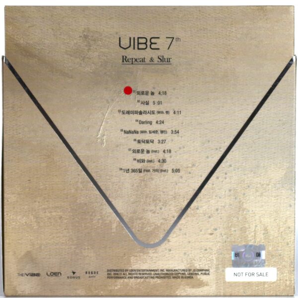 Vibe - Repeat & Slur 7th Album Signed Autographed CD Promo 2016