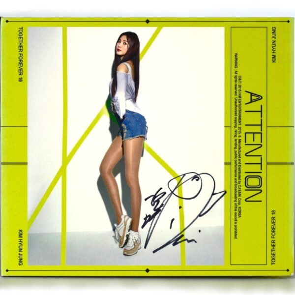 IMG_4476 Kim Hyun Jung - Attention Signed Autographed Single Album CD Promo K-Pop 2015