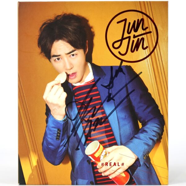 IMG_4491 Jun Jin - Real 2nd Mini Album Signed Autographed Promo CD Shinhwa 2015