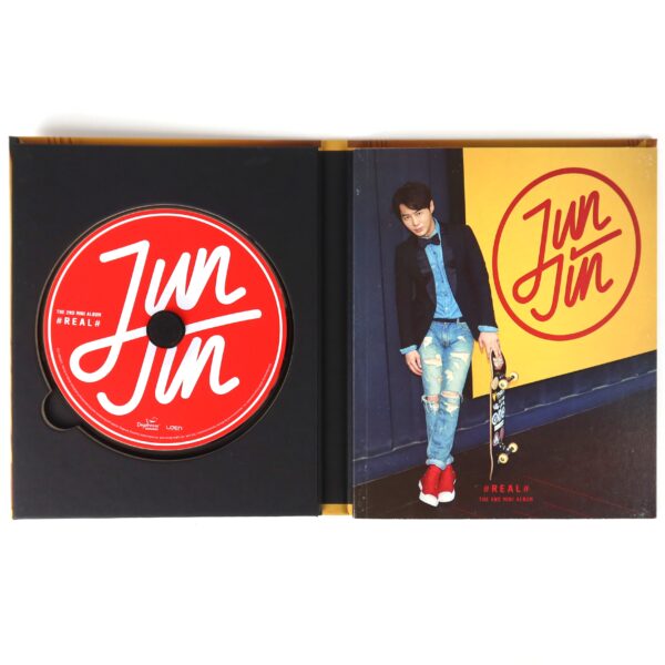 IMG_4496 Jun Jin - Real 2nd Mini Album Signed Autographed Promo CD Shinhwa 2015