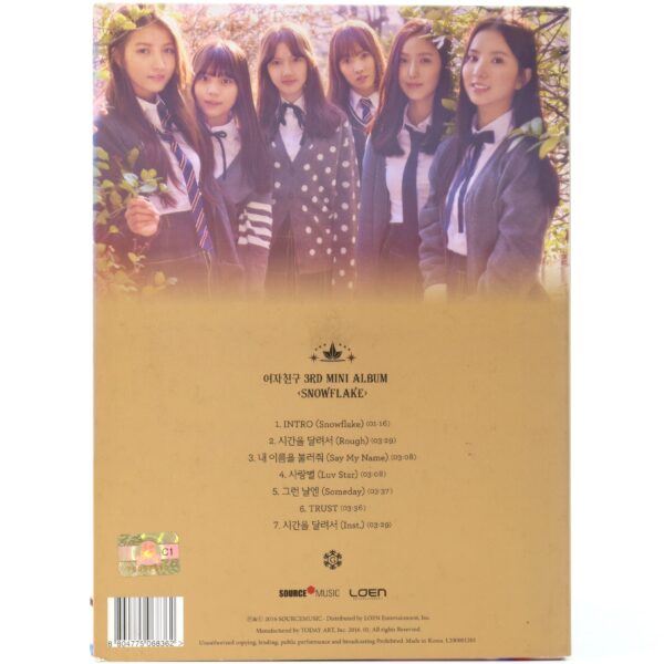 IMG_4521 GFriend - Snowflake CD 3rd Mini Album No PC K-Pop 2016