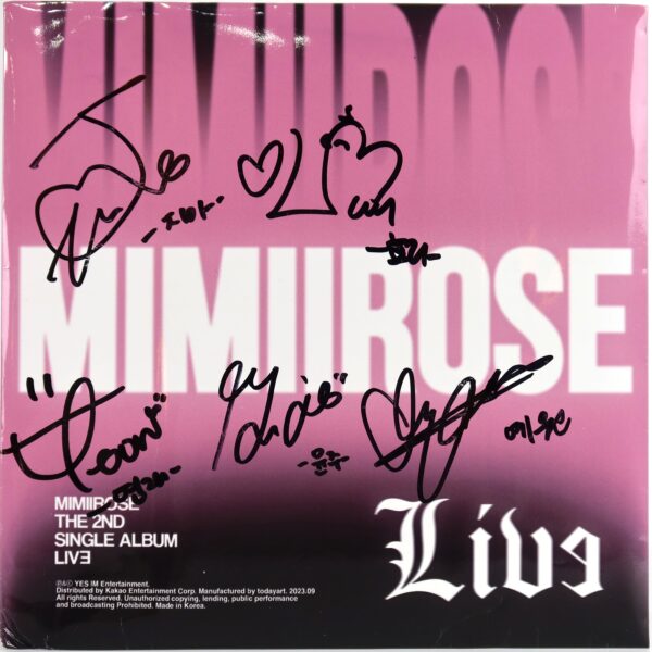 IMG_4538 Mimiirose - Live 2nd Single Album Signed CD Promo 2024 K-Pop