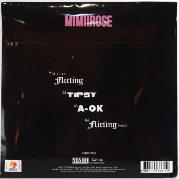 IMG_4539 Mimiirose - Live 2nd Single Album Signed CD Promo 2024 K-Pop