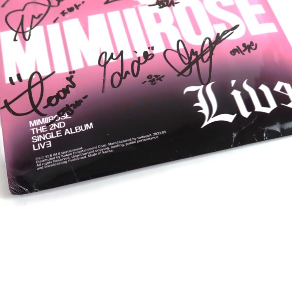 IMG_4544 Mimiirose - Live 2nd Single Album Signed CD Promo 2024 K-Pop