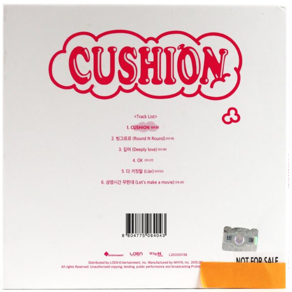 IMG_4563 Sonamoo - Cushion 2nd Mini Album Signed Autographed CD Promo 2015 K-Pop