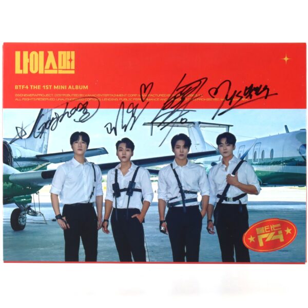 IMG_4588 BTF4 - Nice Man 1st Mini Album Signed Autographed Promo CD K-Pop Trot 2023
