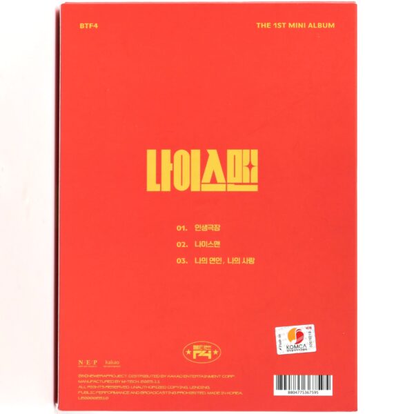 IMG_4589 BTF4 - Nice Man 1st Mini Album Signed Autographed Promo CD K-Pop Trot 2023